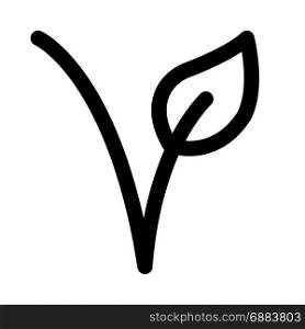 vegetarian symbol, icon on isolated background,