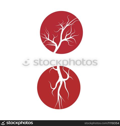 Veins Logo Template vector symbol nature