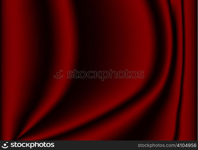 velvet material background in maroon with creases and ripples