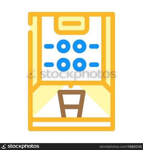 vending coffee machine color icon vector. vending coffee machine sign. isolated symbol illustration. vending coffee machine color icon vector illustration