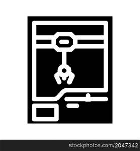 vending machine glyph icon vector. vending machine sign. isolated contour symbol black illustration. vending machine glyph icon vector illustration