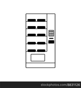 vending machine icon logo vector design