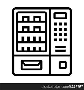 vending machine icon vector illustration logo design