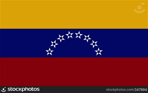 Venezuela flag image for any design in simple style. Venezuela flag image