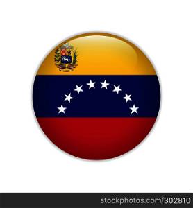 Venezuela flag on button