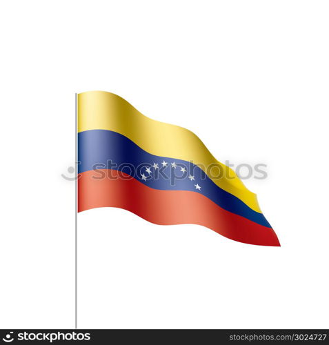 Venezuela flag, vector illustration. Venezuela flag, vector illustration on a white background