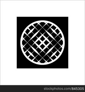 Ventilation Grille Icon Vector Art Illustration