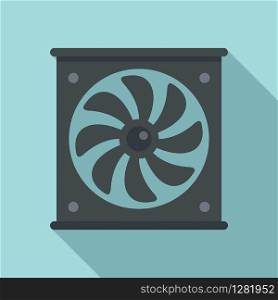 Ventilator icon. Flat illustration of ventilator vector icon for web design. Ventilator icon, flat style