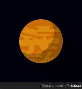 Venus planet icon. Flat illustration of venus planet vector icon for web design. Venus planet icon, flat style