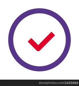 Verified check circle for approved valid content