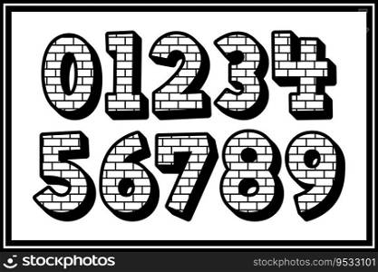 Versatile Collection of Brick Wall Numbers for Various Uses