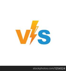 versus icon vector illustration design template