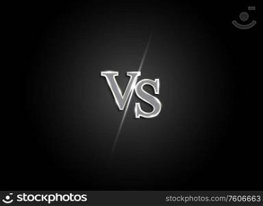 Versus letters figh background. Vector Illustration EPS10. Versus letters figh background. Vector Illustration