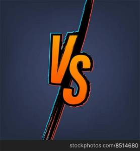 Versus logo vs letters for sports and fight competition. Battle versus match, game concept competitive vs. Versus logo vs letters for sports and fight competition. Battle versus match, game concept competitive vs.