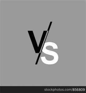 Versus VS letters. VS vector icon. Versus icon on gray background. Eps10. Versus VS letters. VS vector icon. Versus icon on gray background