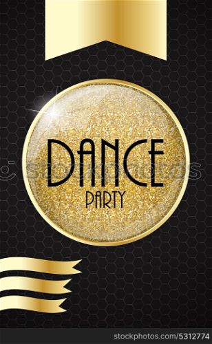 Vertical Dance Party Flyer Background with Place for Your Text. Vector Illustration. EPS10. Vertical Dance Party Flyer Background with Place for Your Text. Vector Illustration.