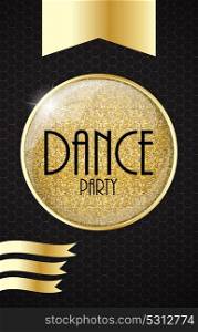 Vertical Dance Party Flyer Background with Place for Your Text. Vector Illustration. EPS10. Vertical Dance Party Flyer Background with Place for Your Text. Vector Illustration.