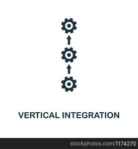 Vertical Integration icon. Simple style design from industry 4.0 collection. UX and UI. Pixel perfect premium vertical integration icon. For web design, apps and printing usage.. Vertical Integration icon. Monochrome style design from industry 4.0 icon collection. UI and UX. Pixel perfect vertical integration icon. For web design, apps, software, print usage.