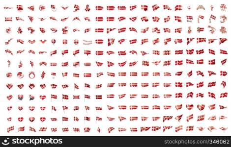 very big collection of vector flags of the Denmark.. very big collection of vector flags of the Denmark