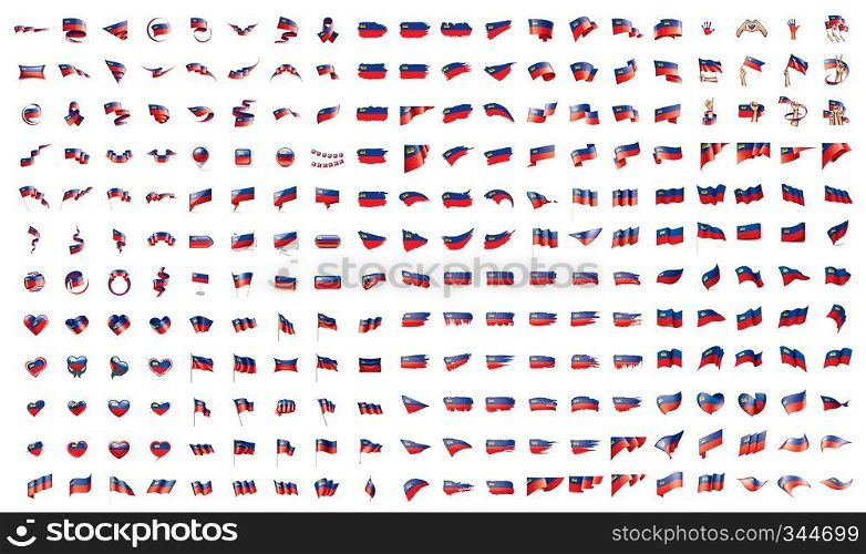 very big collection of vector flags of the liechtenstein.. very big collection of vector flags of the liechtenstein