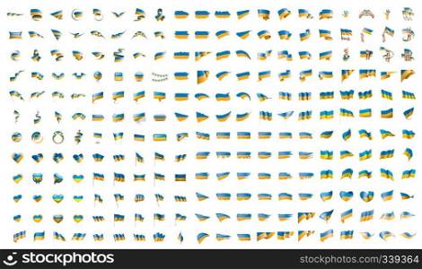 very big collection of vector flags of the Ukraine.. very big collection of vector flags of the Ukraine
