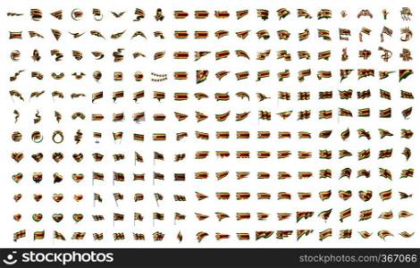 very big collection of vector flags of the Zimbabwe.. very big collection of vector flags of the Zimbabwe