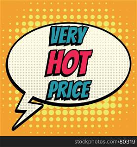 Very hot price comic book bubble text retro style