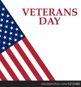 Veterans Day in the United States of America illustration. Veterans Day in the United States of America