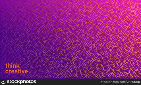 Vibrant modern background of minimalist style. Stipplism effect. Halftone gradient effect. Purple dots background. Vibrant modern background of minimalist style. Halftone gradient effect