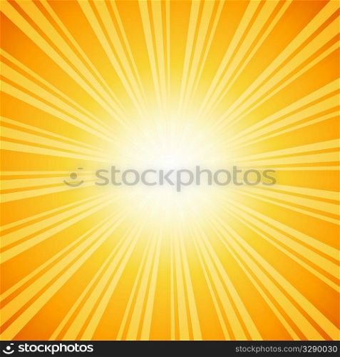 Vibrant sunburst background