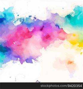 Vibrant Watercolor Symphony: Abstract Colorful Background for Graphic Design