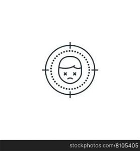Victim creative icon from war icons collection Vector Image