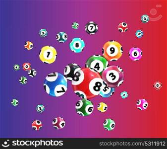 Victory Ball for the game of lottery. Jack pot. Vector Illustration. EPS10. Victory Ball for the game of lottery. Jack pot. Vector Illustrat