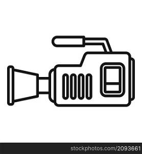 Video camcorder icon outline vector. Movie camera. Tv film. Video camcorder icon outline vector. Movie camera