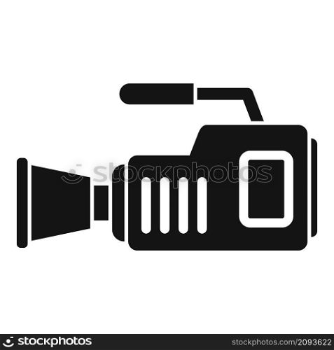 Video camcorder icon simple vector. Movie camera. Tv film. Video camcorder icon simple vector. Movie camera