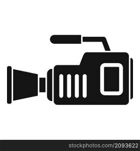 Video camcorder icon simple vector. Movie camera. Tv film. Video camcorder icon simple vector. Movie camera
