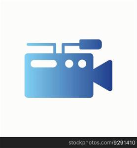 video camera icon design vector