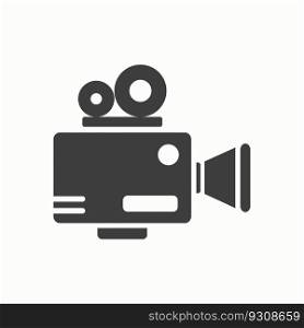 video camera icon design vector