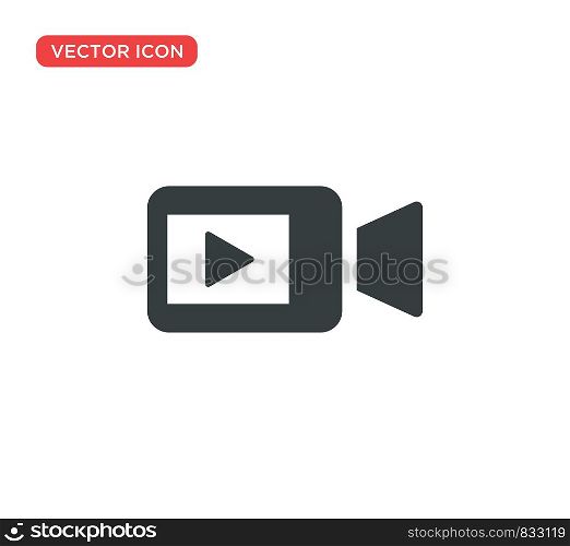 Video Camera Play Icon Vector Illustration Design
