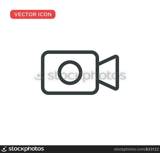 Video Camera Play Icon Vector Illustration Design