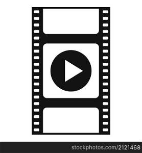 Video editing icon simple vector. Editor clip. Film computer. Video editing icon simple vector. Editor clip