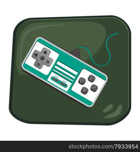 video game console theme art vector graphic art design illustration. video game console theme art