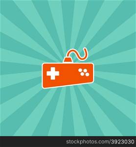 video game console theme vector art graphic illustration. video game console theme