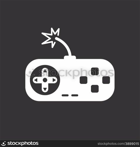 Video game icon theme vector art illustration. Video game icon
