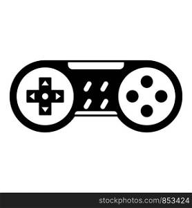Video game joystick icon. Simple illustration of video game joystick vector icon for web design isolated on white background. Video game joystick icon, simple style
