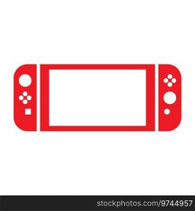 Video game portable device filled icon Royalty Free Vector