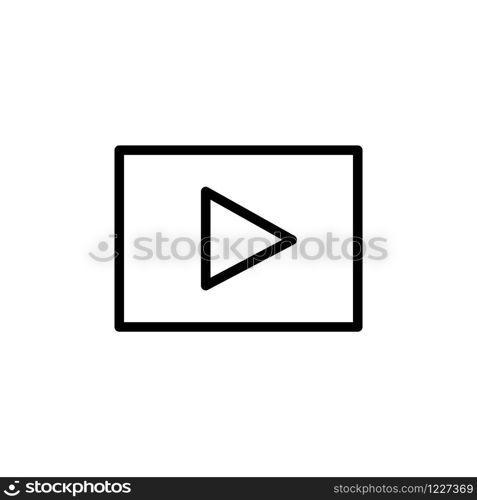 video icon design template vector