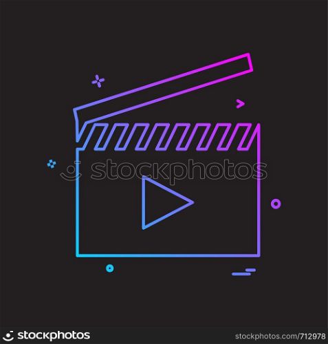 Video icon design vector