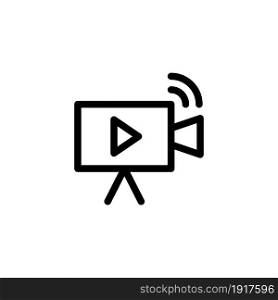 video line icon