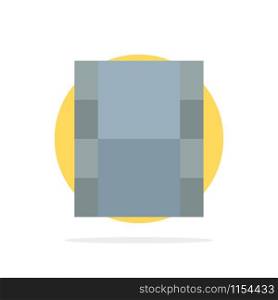 Video, Movie, Film Abstract Circle Background Flat color Icon